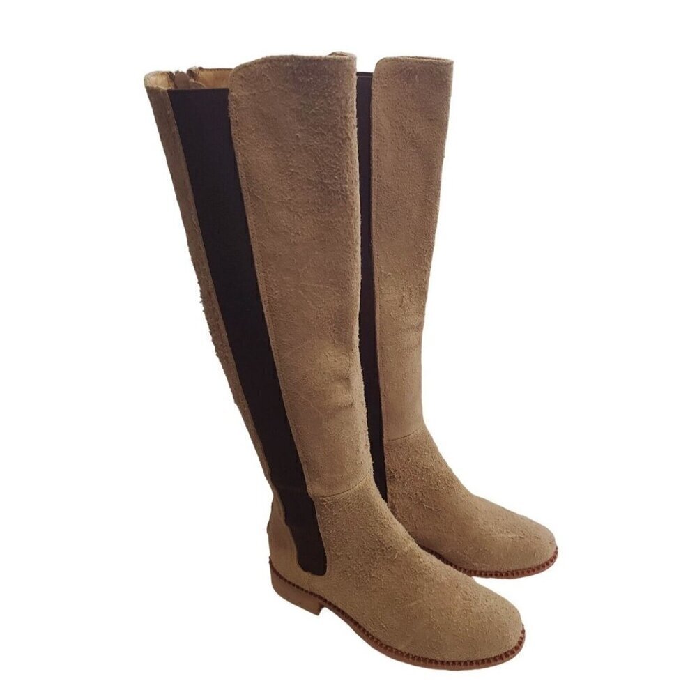 Free People Callow Tall Boot Zip Equestrian Riding Knee High Womens Size 7